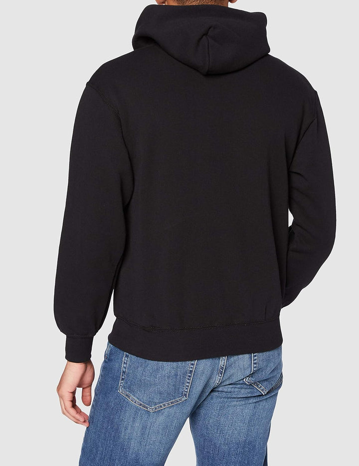 Fruit of the Loom Classic Kapuzen-Sweat + GRATIS MyShirt Stoffbeutel S Schwarz, S Schwarz