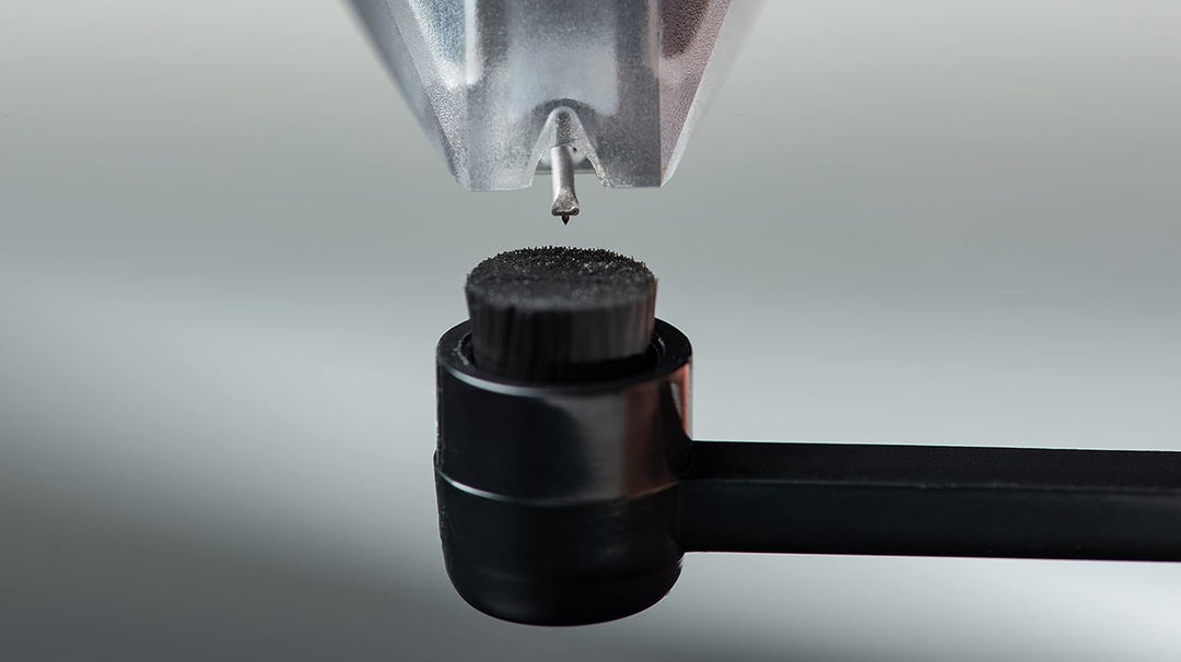 Pro-Ject Cleaning Set Advanced, Kohlefaser-Reinigungsbürste für Schallplatten, Carbon Nadelbürste un