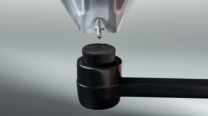 Pro-Ject Cleaning Set Advanced, Kohlefaser-Reinigungsbürste für Schallplatten, Carbon Nadelbürste un