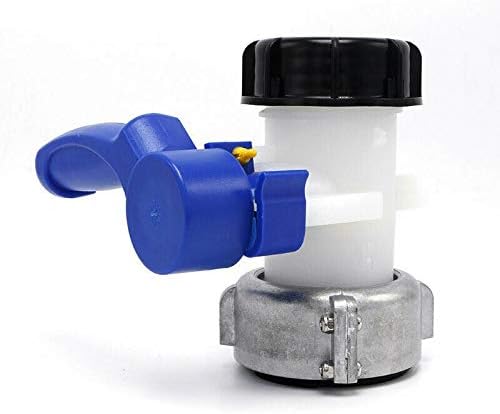 IBC Tote Tank Butterfly Ventil Ablaufadapter DN80 Innendurchmesser 62 mm IBC Tote Tank Ventil Schlau