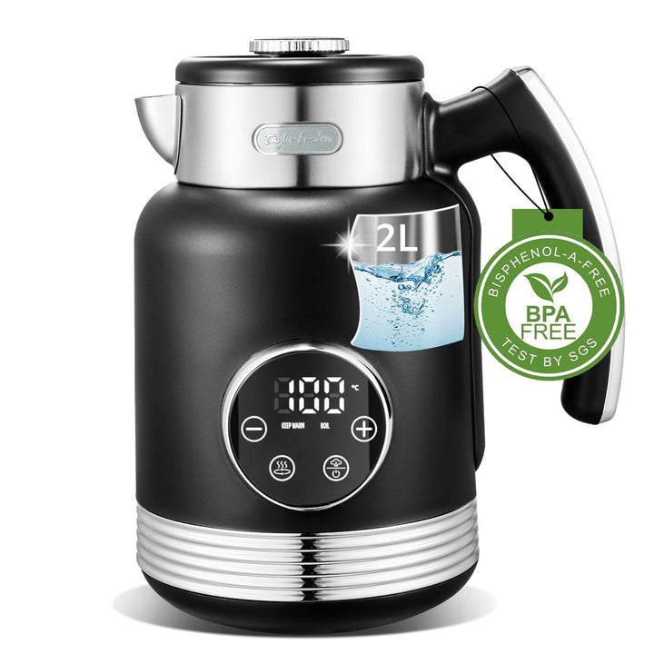 Taylor Swoden 2200W Wasserkocher Schnellaufheizender mit Temperatureinstellung, 40-100°,Elektrischer