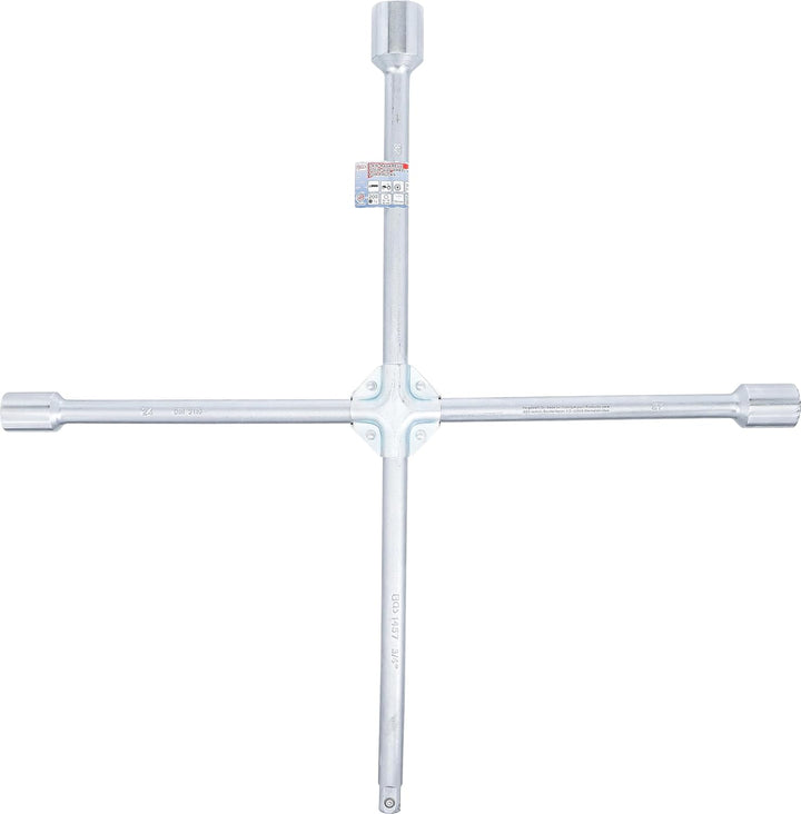 BGS 1457 | LKW-Radkreuz | Vierkant | SW 24 x 27 x 32 x 20 mm (3/4") LKW | SW 24 x 27 x 32 x 20 mm (3