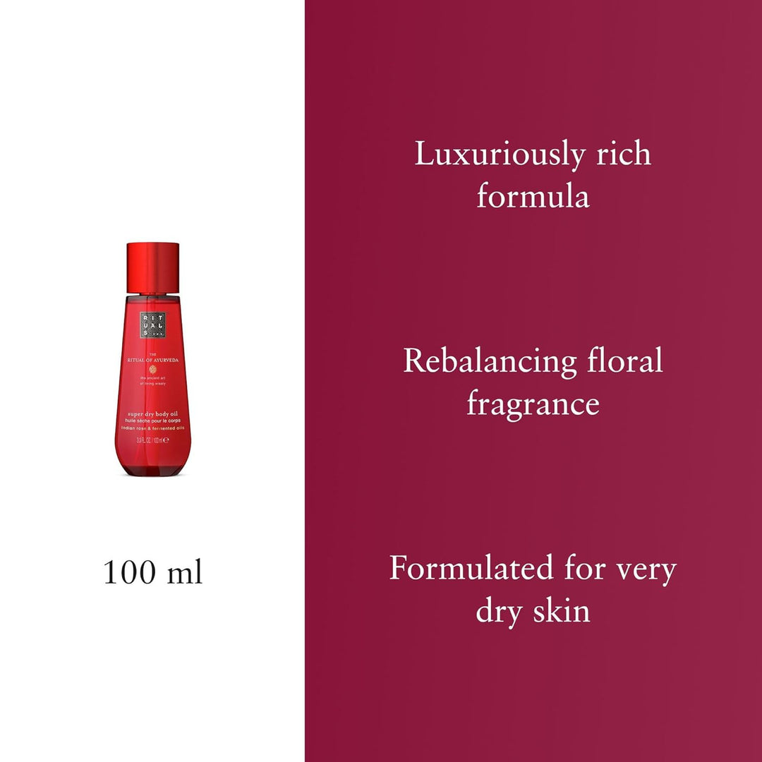 RITUALS The Ritual of Ayurveda Super Trockenöl - Schnell einziehend, nicht fettend – Indische Rose &