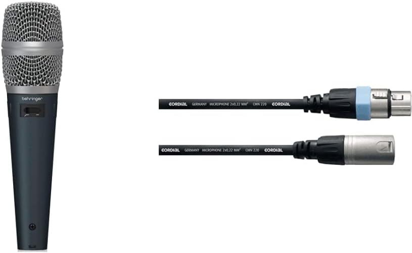 Behringer SB 78A & Cordial XLR-Mikrofonkabel 5 m SB 78A Bundle mit Mikrofonkabel 5 m, SB 78A Bundle