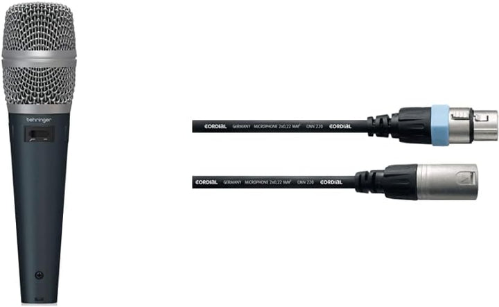 Behringer SB 78A & Cordial XLR-Mikrofonkabel 5 m SB 78A Bundle mit Mikrofonkabel 5 m, SB 78A Bundle