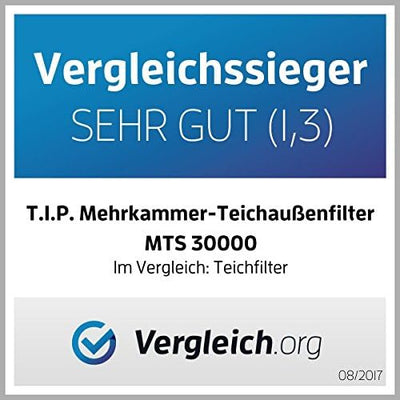 T.I.P. Mehrkammer-Teichaussenfilter MTS 30000 UV 24 INOX + T.I.P. Teichpflegemittel Zeolith 6 Liter