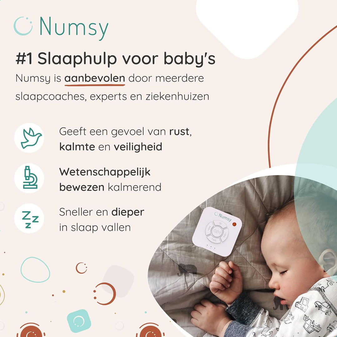 Numsy Original White Noise Machine Baby - Witte Ruis Baby - Slaaphulp