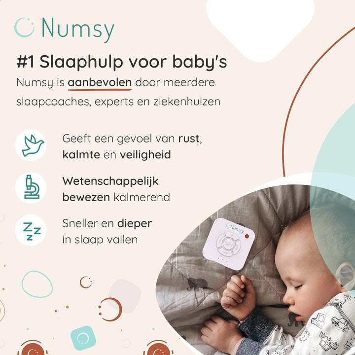 Numsy Original White Noise Machine Baby - Witte Ruis Baby - Slaaphulp