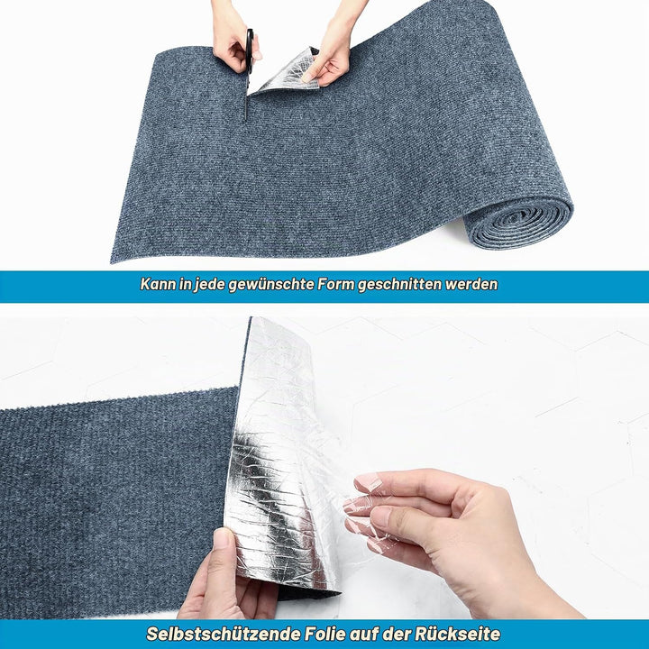 300cm×40cm Kratzmatte Katze Selbstklebend, Kratzschutz Sofa Katze, Trimmbare DIY Katzen Kratzmatte m
