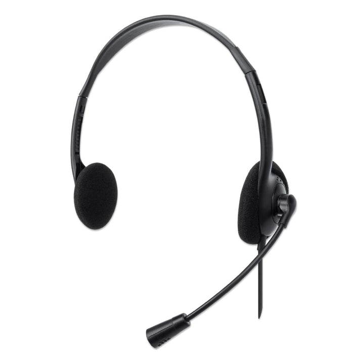 Manhattan Stereo USB-Headset On Ear, schwarz