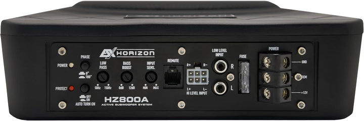 ESX HZ800A - Aktiver 20 cm (8“) Auto-Untersitz-Subwoofer Horizon Serie - 100 W RMS / 200 W max. - ma