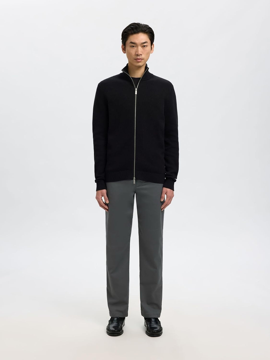 Selected Homme Male Chino 196 Straight Flex 32W / 34L Dark Shadow, 32W / 34L Dark Shadow