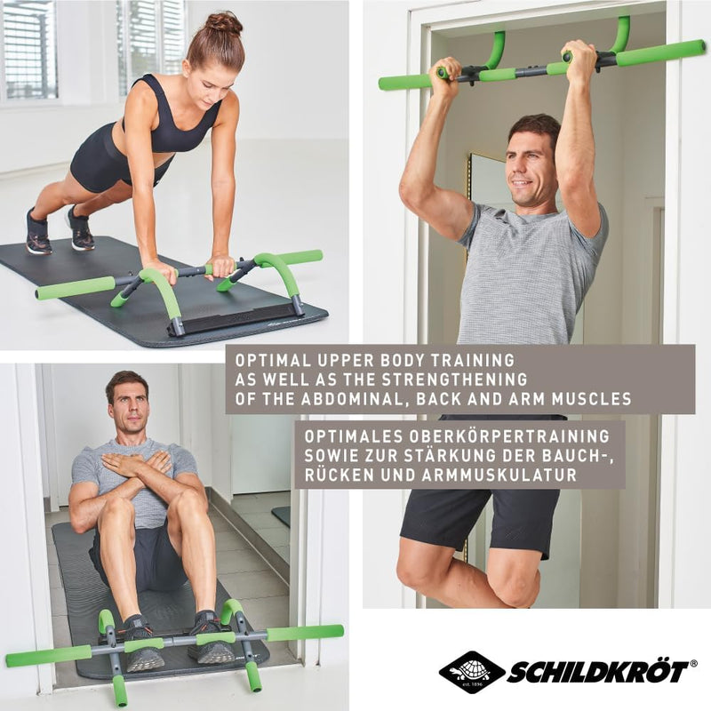 Schildkröt Multifunktions-Türreck 4 in 1, Multifunktional verstellbar, max. 100 kg Grün-Schwarz, 960