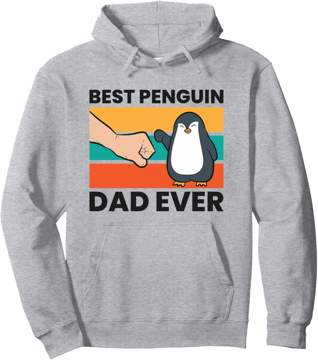Süsser Pinguin "Best Penguin Dad Ever" Pinguin Pullover Hoodie