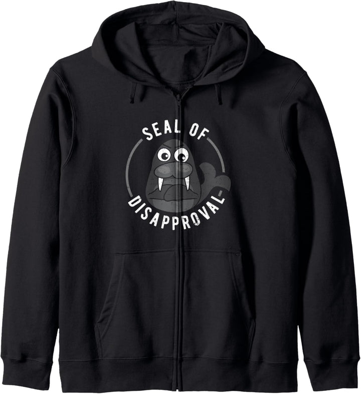 Meer: Seal Of Disapproval - Seehund Sprüche Kapuzenjacke