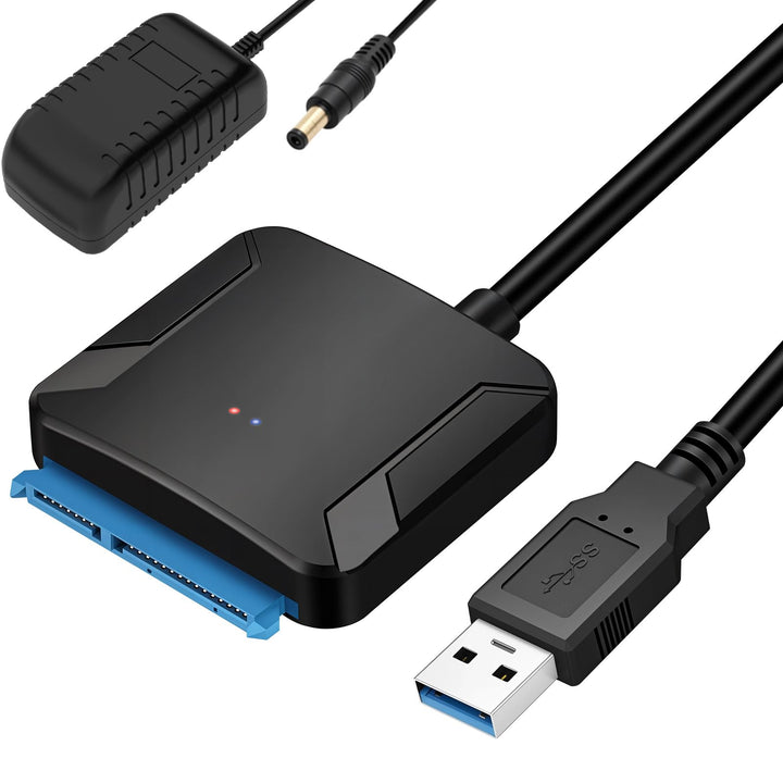 USB 3.0 auf SATA III Festplattenadapter, 5 Gbit/s, Datensynchronisation, SATA auf USB-Konverter für