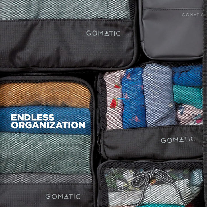 Gomatic Packing Cube Large | Packtasche | Organizer | Pack-Würfel | Kleider-Tasche | Kompressionsbeu