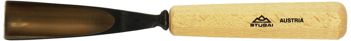 STUBAI-520930 Gerades Hohleisen 30 mm | Profi-Schnitzeisen Serie 52, Stich 9 | einseitig geschliffen