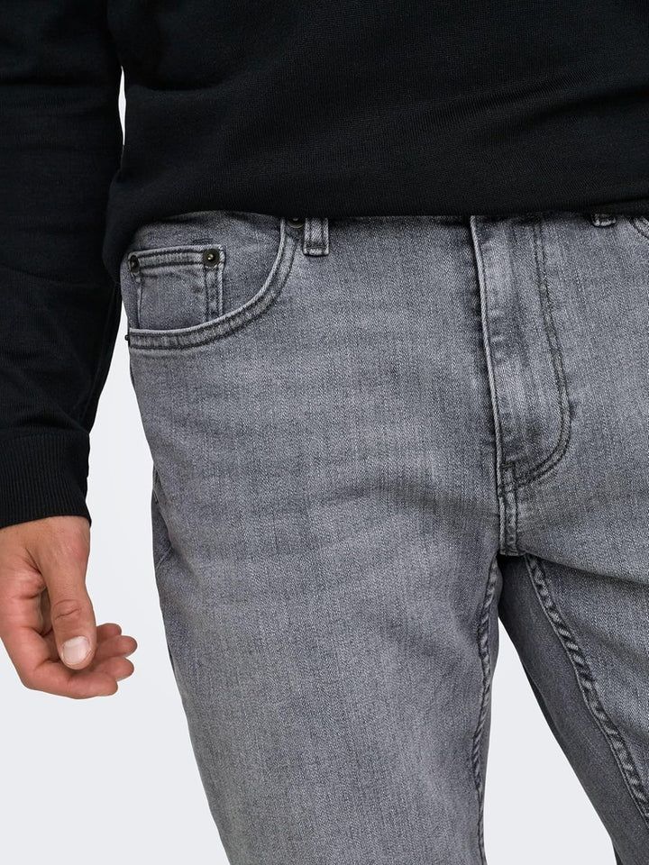 Only & Sons Male Normal geschnitten Jeans ONSWEFT Mittlere Taille Normal geschnitten Jeans 27W / 32L