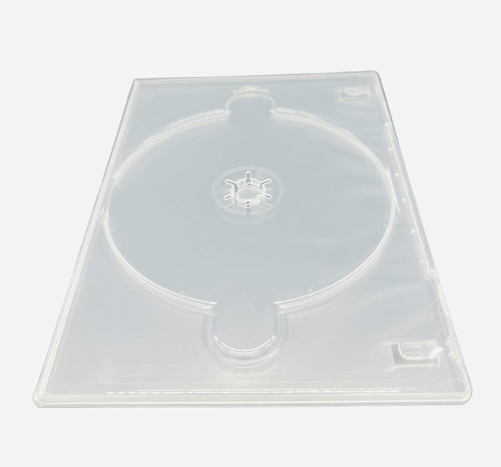 DVD-/CD/Blu-Ray-Hüllen mit 7 mm Rücken, transparent, 50 Stück