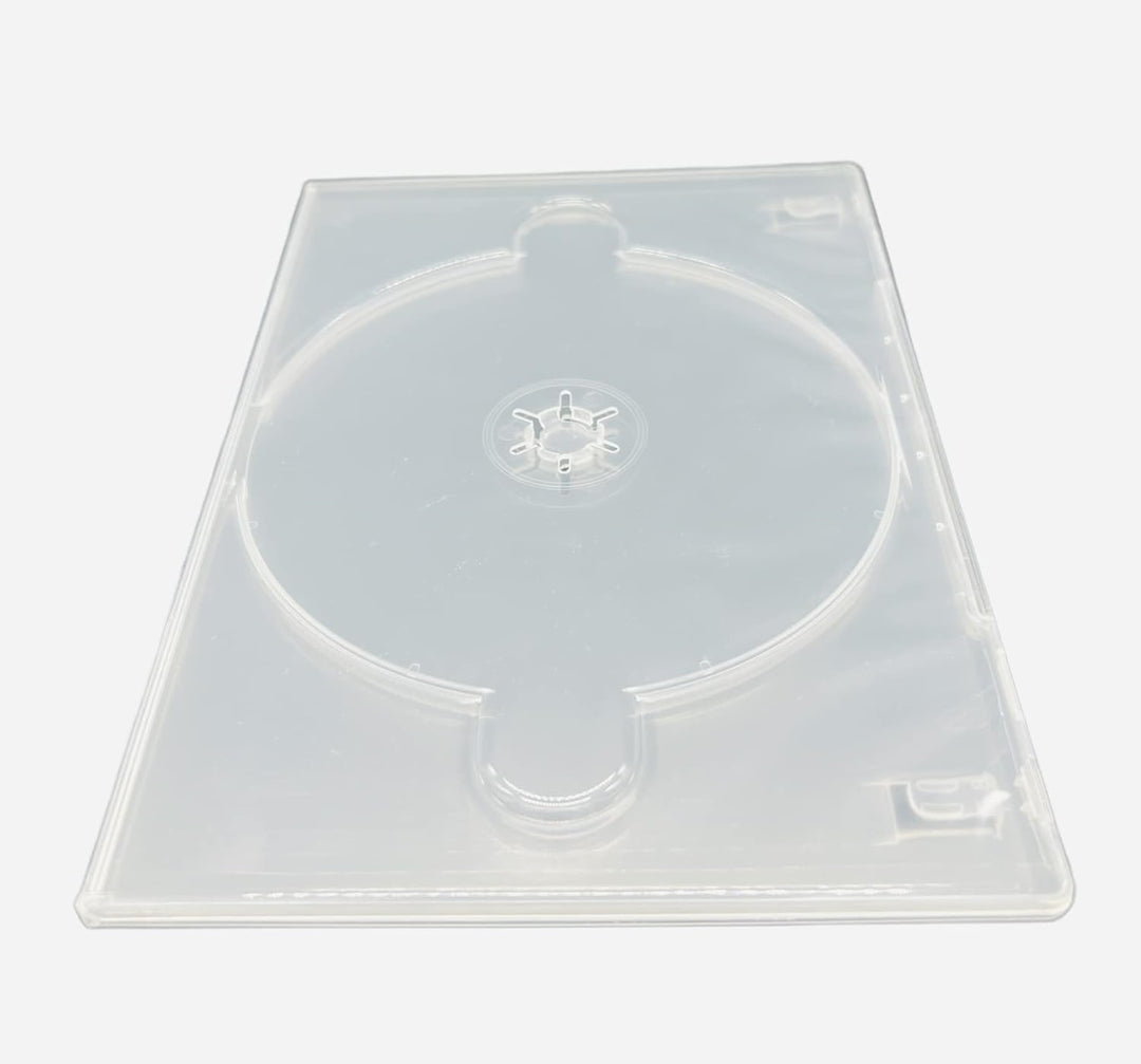 10x CD DVD Blu-ray Doppel Slim Hüllen Transparent 7 mm – Dragon Trading – 2 Discs pro Hülle mit Auss