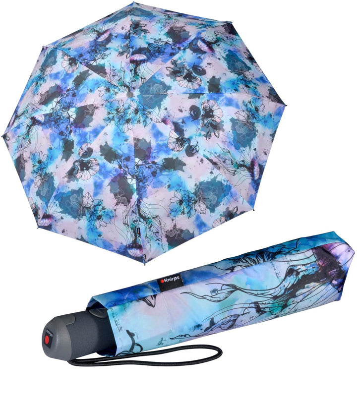 Knirps Damen Taschenschirm E.200 Duomatic - Aquarius, Aquarius