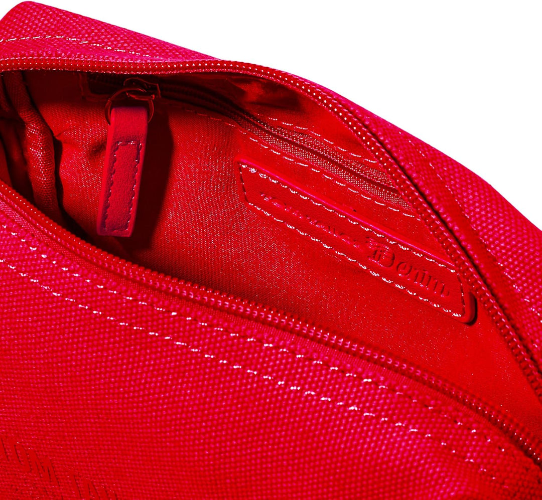 Denim TOM TAILOR bags LIA Damen Umhängetasche S, dark blue, 19x6x12 Fuchsia, Fuchsia