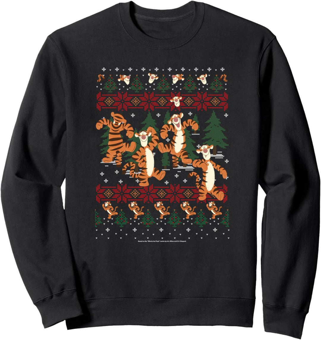 Disney Winnie The Pooh Tigger Ugly Christmas Sweater Sweatshirt