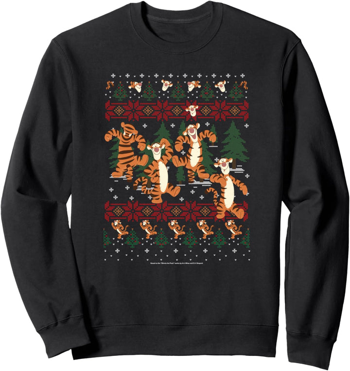 Disney Winnie The Pooh Tigger Ugly Christmas Sweater Sweatshirt
