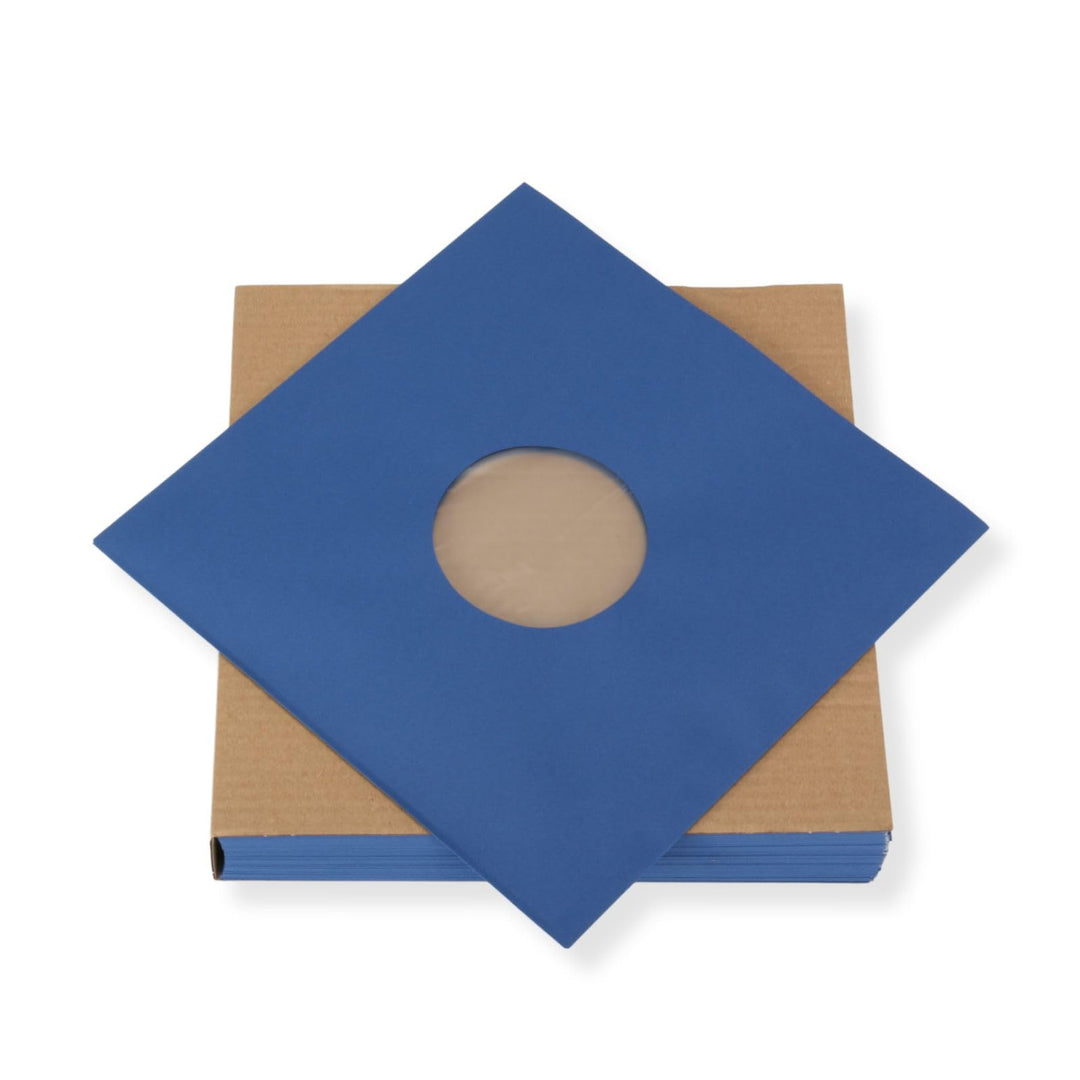 LP Innenhüllen blau (100 St.) für Langspielplatten Maxi Single Vinyl Schallplatten 309x301/304 mm ge