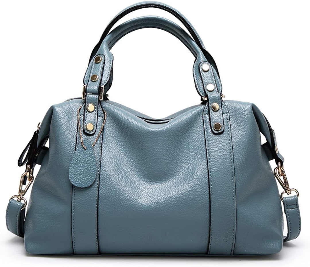 PORRASSO Elegant Handtasche Damen Schultertasche Frauen Henkeltasche Wasserdicht PU Leder Umhängetas