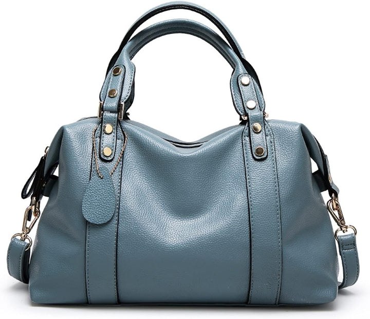 PORRASSO Elegant Handtasche Damen Schultertasche Frauen Henkeltasche Wasserdicht PU Leder Umhängetas