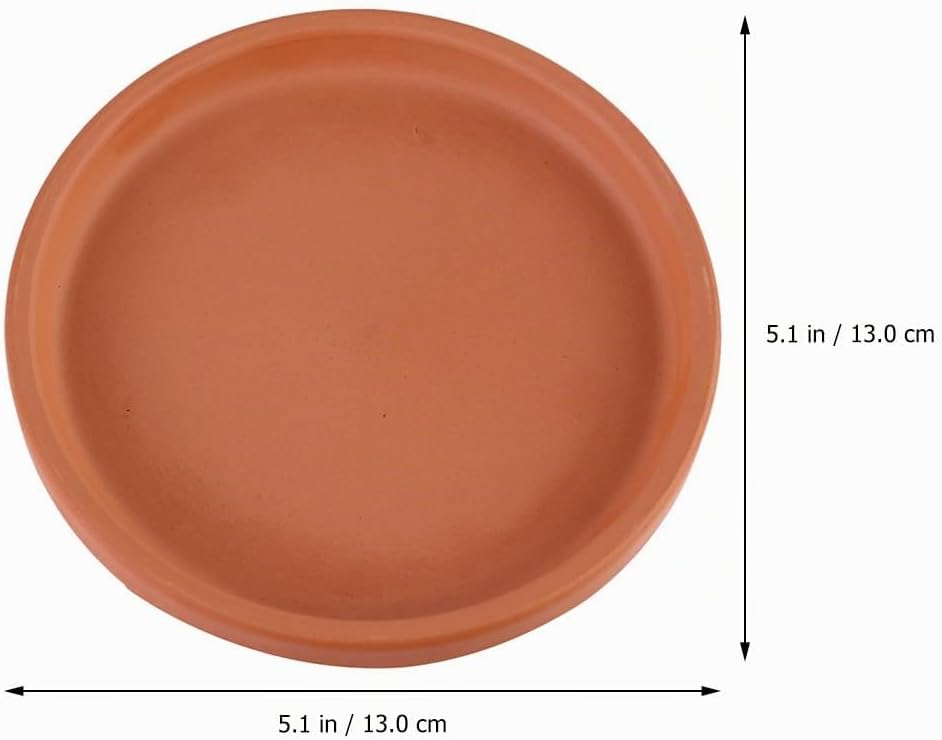 UPKOCH 5 Stücke Ton Blumentopf Untersetzer Terracotta Runde Pflanzentopf Untertasse Terrakotta Pflan