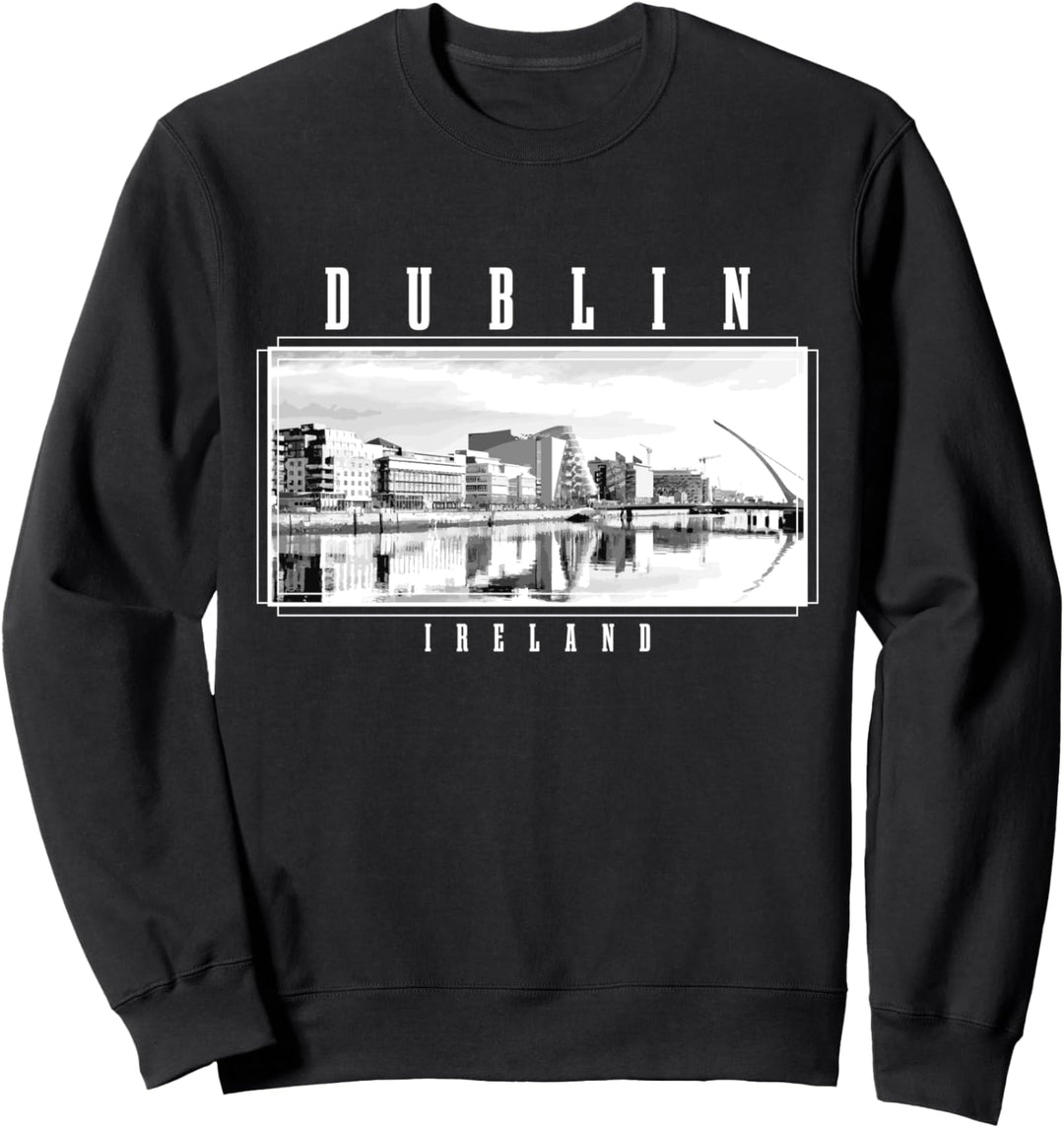 Dublin Irland Vintage Souvenir Skyline UK Dublin Sweatshirt