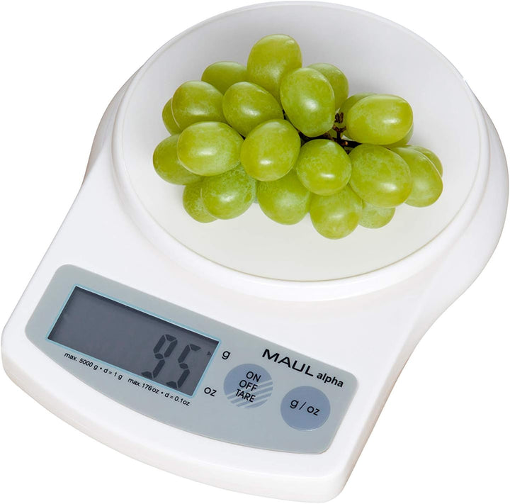 Briefwaage MAULalpha mit weiss 5000 g, weiss 5000 g