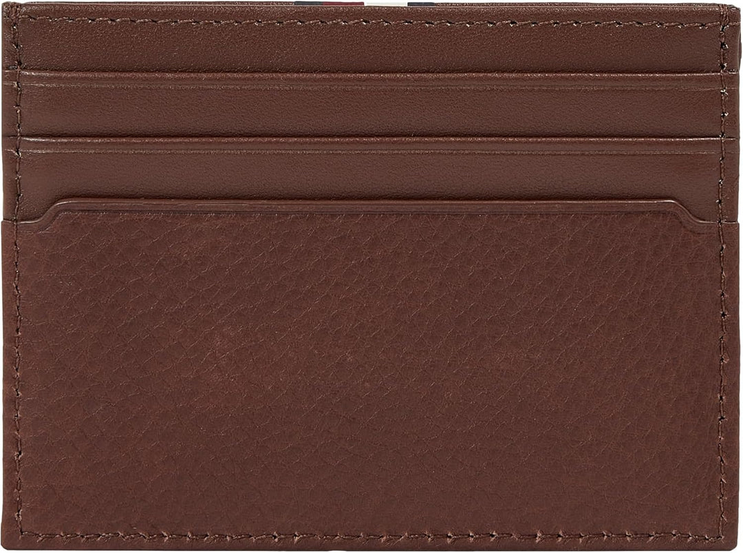 Tommy Hilfiger Herren Portemonnaie Cc Holder Klein, Braun (Dark Chestnut), Onesize