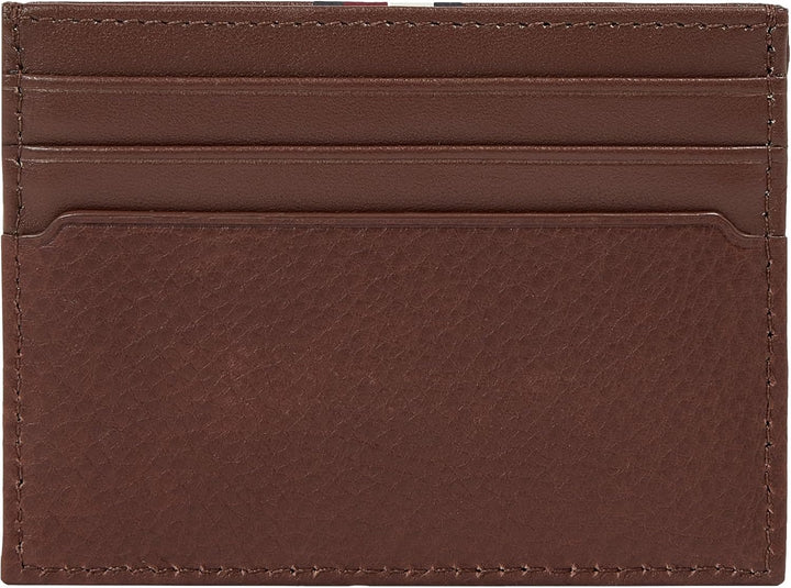 Tommy Hilfiger Herren Portemonnaie Cc Holder Klein, Braun (Dark Chestnut), Onesize