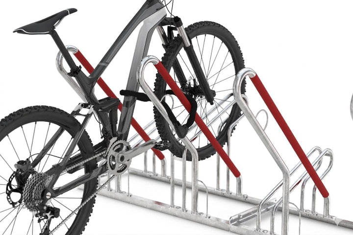 Anlehnparker 2522 XBF | Fahrradständer beidseitig | für 12 extra breite Fahrräder | erweiterbar | Ab