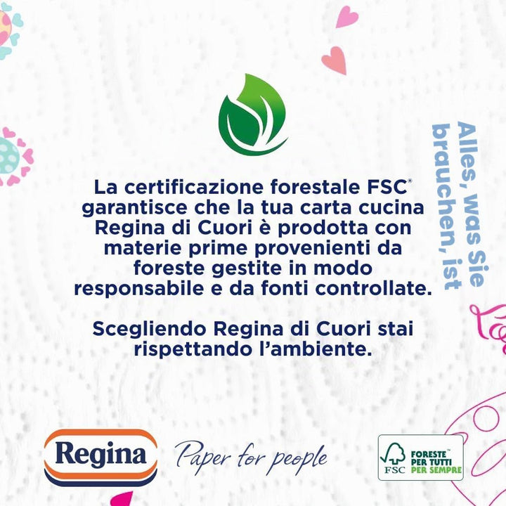 Regina di Cuori Küchenpapier, 30 Rollen 30 stück (1er Pack), 30 stück (1er Pack)