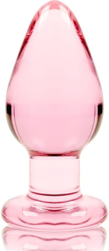 Model 3 ANAL Plug Borosilicate Glass 11 X 5 cm PINK