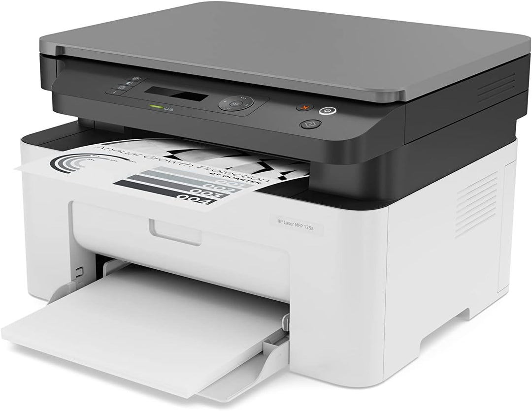 HP Laser 135ag Laser-Multifunktionsdrucker (Laserdrucker, Kopierer, Scanner, USB),Schwarz/Weiss 3-in