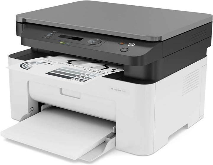 HP Laser 135ag Laser-Multifunktionsdrucker (Laserdrucker, Kopierer, Scanner, USB),Schwarz/Weiss 3-in