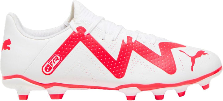 PUMA Herren Future Play Fg/Ag Fussballschuh, Puma White Fire Orchid