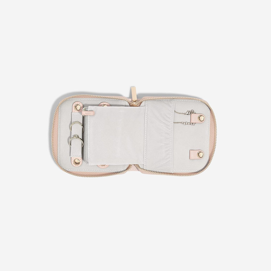 Stackers Compact Jewellery Roll Blush Pink