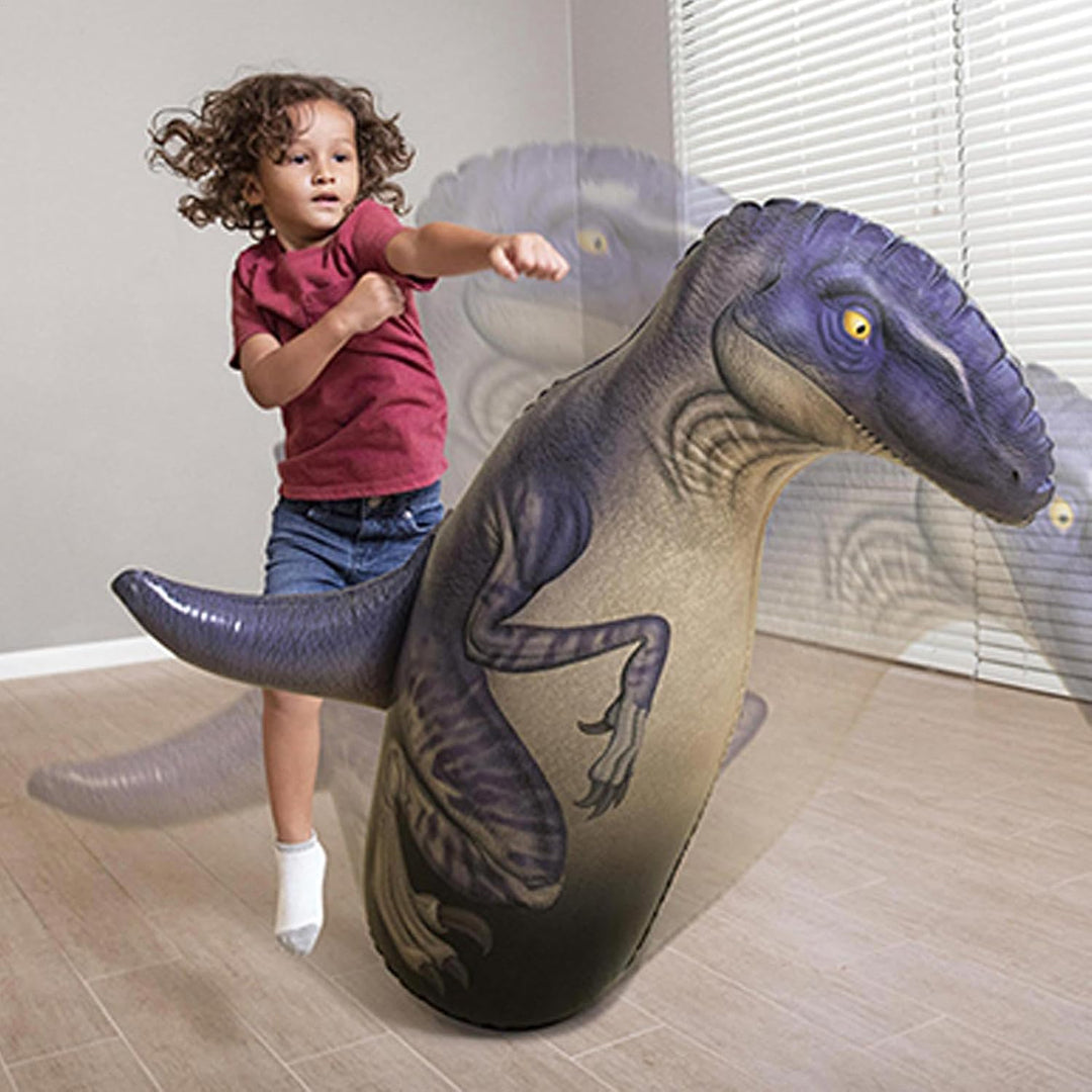 Dinosaur Boxsack Box Training Aufblasbar Spielzeug | 94 cm Kinder Boxsack mit Sofortiger Rückfederun