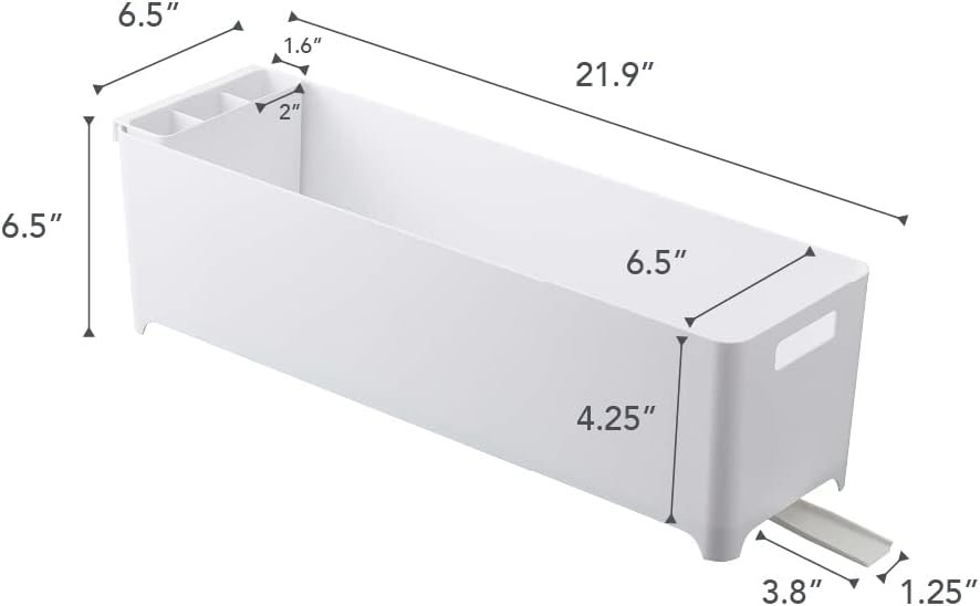 Slim dish drainer basket - Tower - white One Size Weiss, One Size Weiss