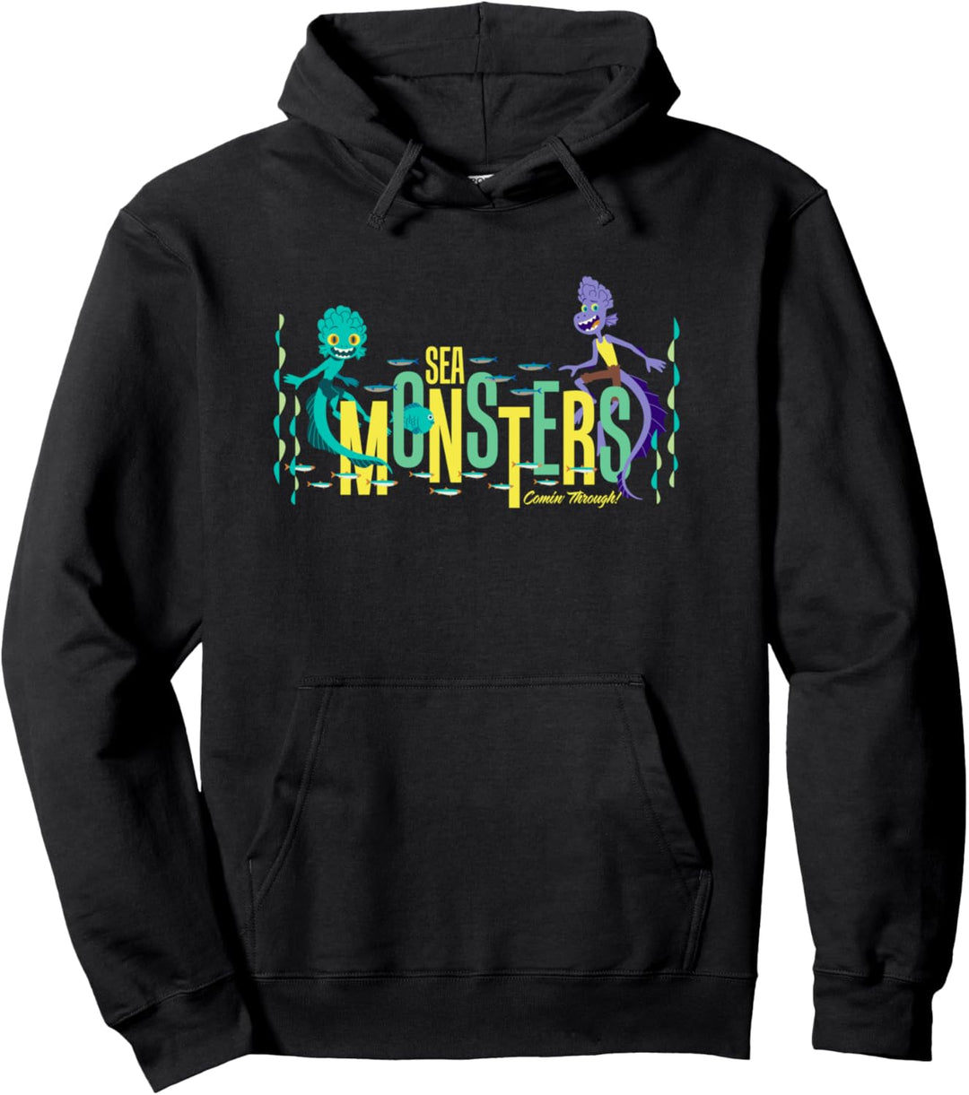 Disney Pixar Luca & Alberto Sea Monsters Text Pullover Hoodie