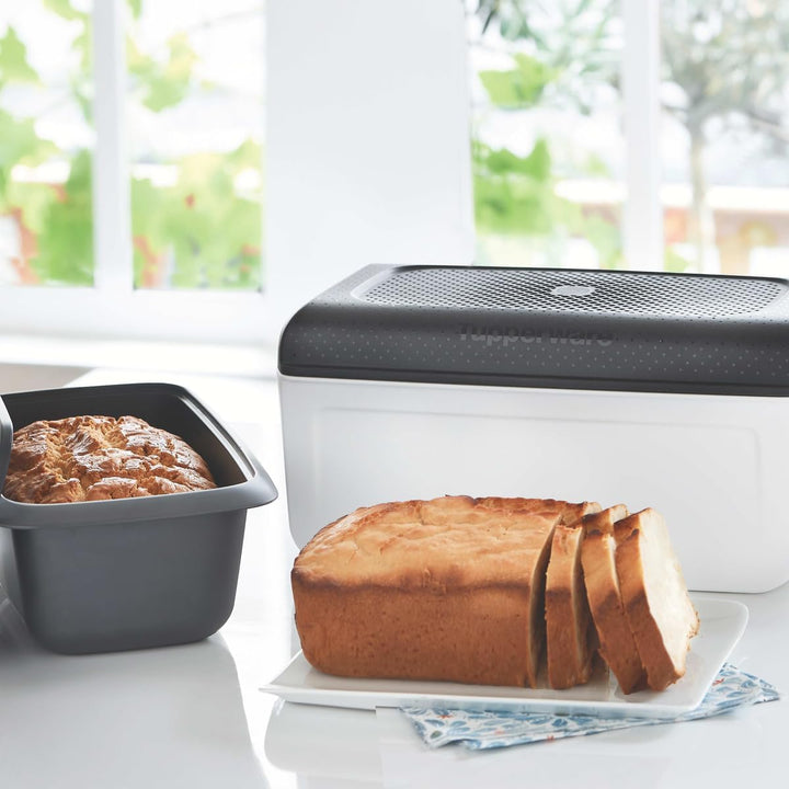 Tupperware BreadSmart Junior – Innovativer Brotkasten hält Backwaren länger frisch – Küchenaufbewahr