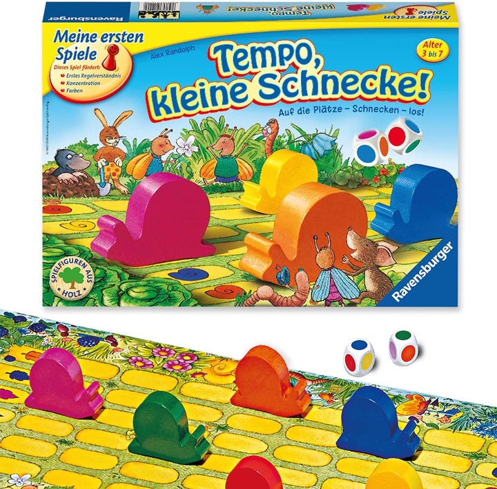 Ravensburger 20851 - Lotti Karotti + Quartett Kartenspiel & 21420 - Tempo kleine Schnecke - Das span