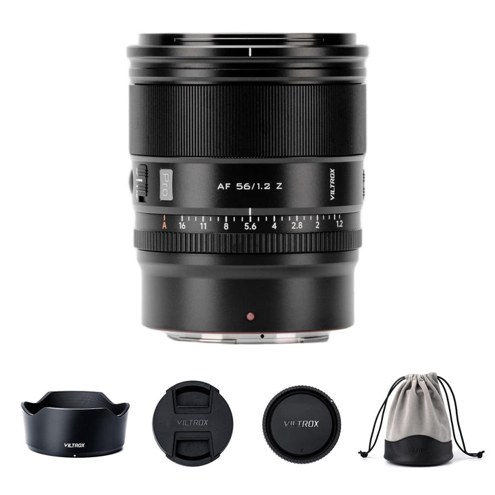 VILTROX 56mm f/1.2 Z-Mount Objektiv für Nikon, 56mm f/1.2 Autofokus Grosse Blendenöffnung APS-C-Obje
